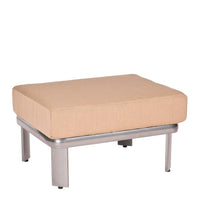 Woodard Metropolis Sectional Square Ottoman, Default Title, Garden Chairs, Ottoman, Metropolis, Aluminum, Ottoman, Rectangular, Outdoor