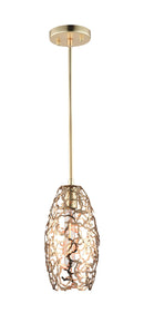 ZEEV Lighting Helios Mini Pendant, Fire & Water Bowl, Indoor