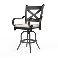 Sunset West Monterey Aluminum Barstool with Cushion