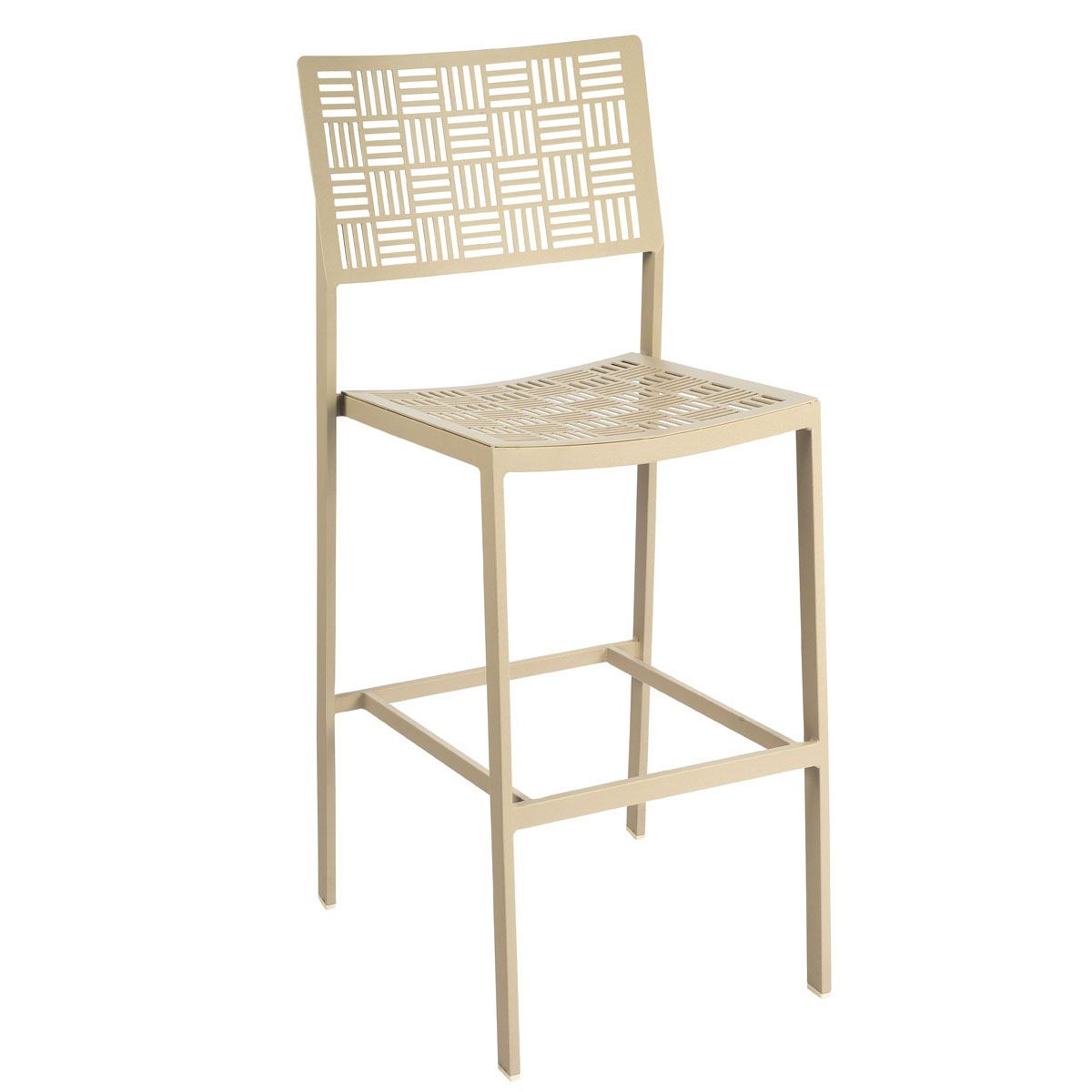 Woodard New Century Bar Stool, Default Title, Garden Chairs, Bar Stools, Et Cetera, Iron, Bar Stools, Rectangular, Outdoor