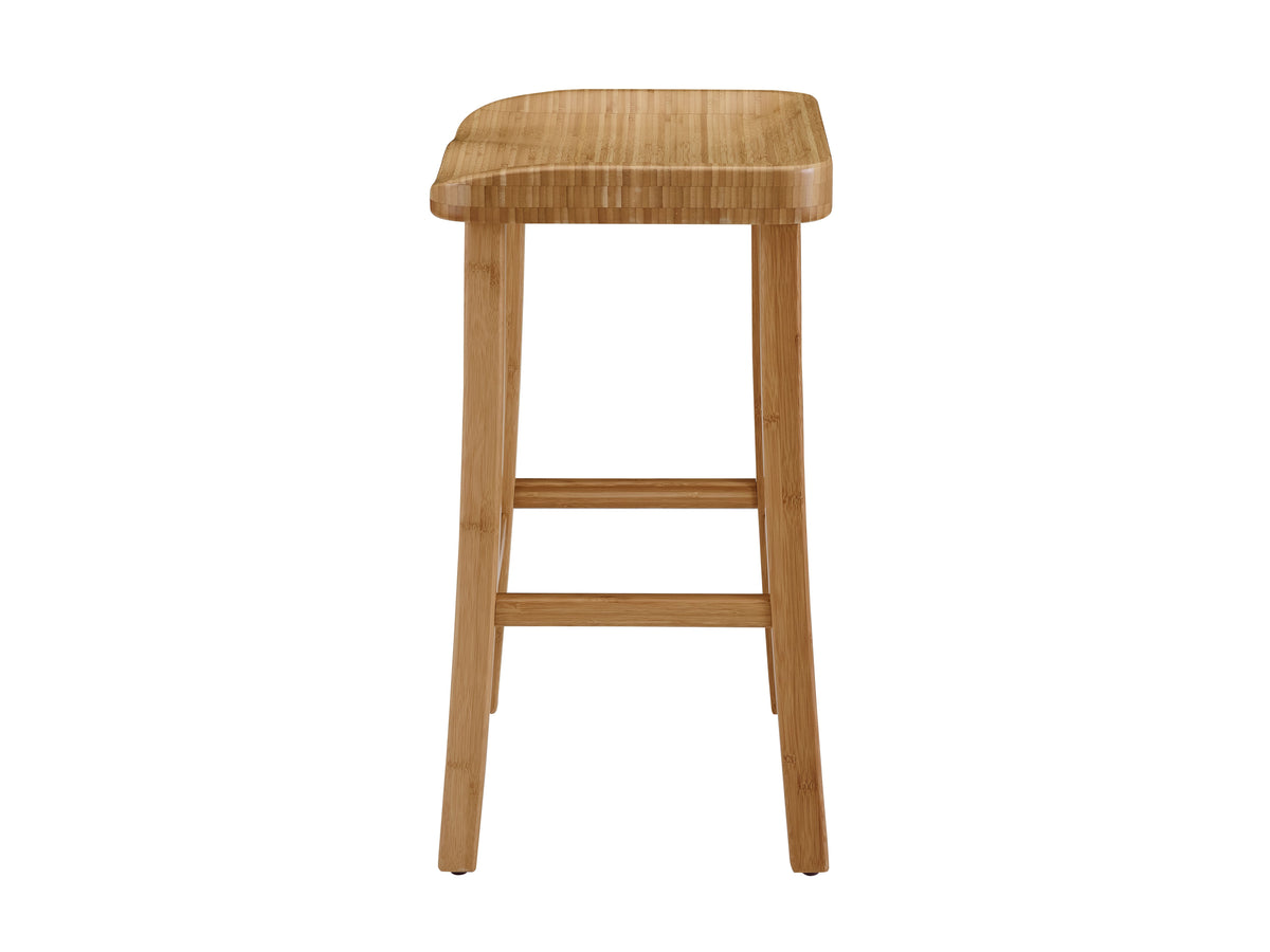 Greenington Tulip 30" Bar Height Stool Caramelized/Black Walnut - Set of 2