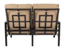 Woodard Nico Cushion Love Seat, Default Title, Garden Chairs, Loveseat, Nico, Aluminum, Fabric, Loveseats, Rectangular, Outdoor