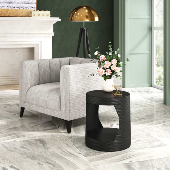 Minimalist Black Side Table – Zuo Modern Nuuk Steel