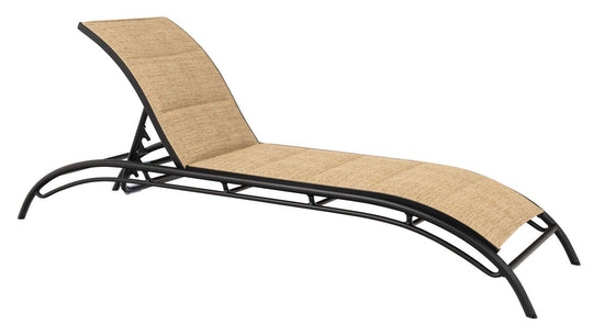 Woodard Orion Padded Sling Chaise Lounge