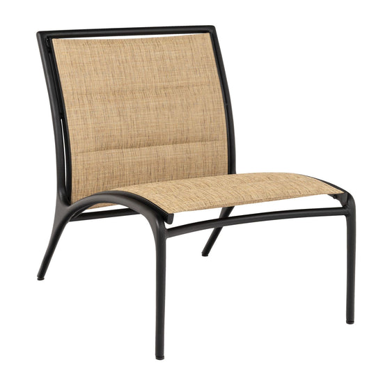 Woodard Orion Padded Sling Armless Lounge Chair