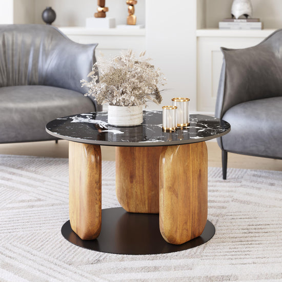Marble Coffee Table – Zuo Modern Pemba Round Table