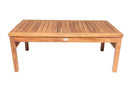 Royal Teak Coastal Wooden Set with 2-Seat Loveseat and Two Club Chairs or Miami Side Table and Miami Coffee Table