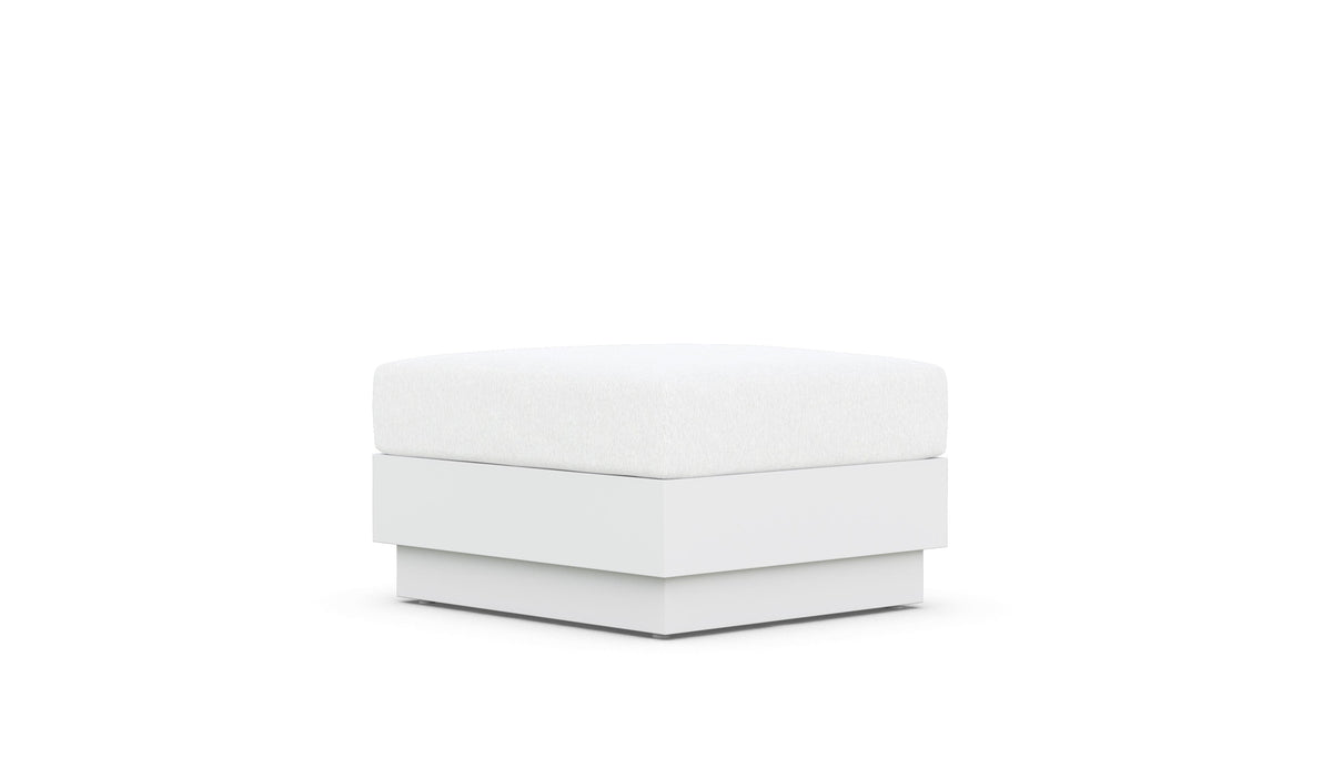 Azzurro Living Porto Ottoman - White