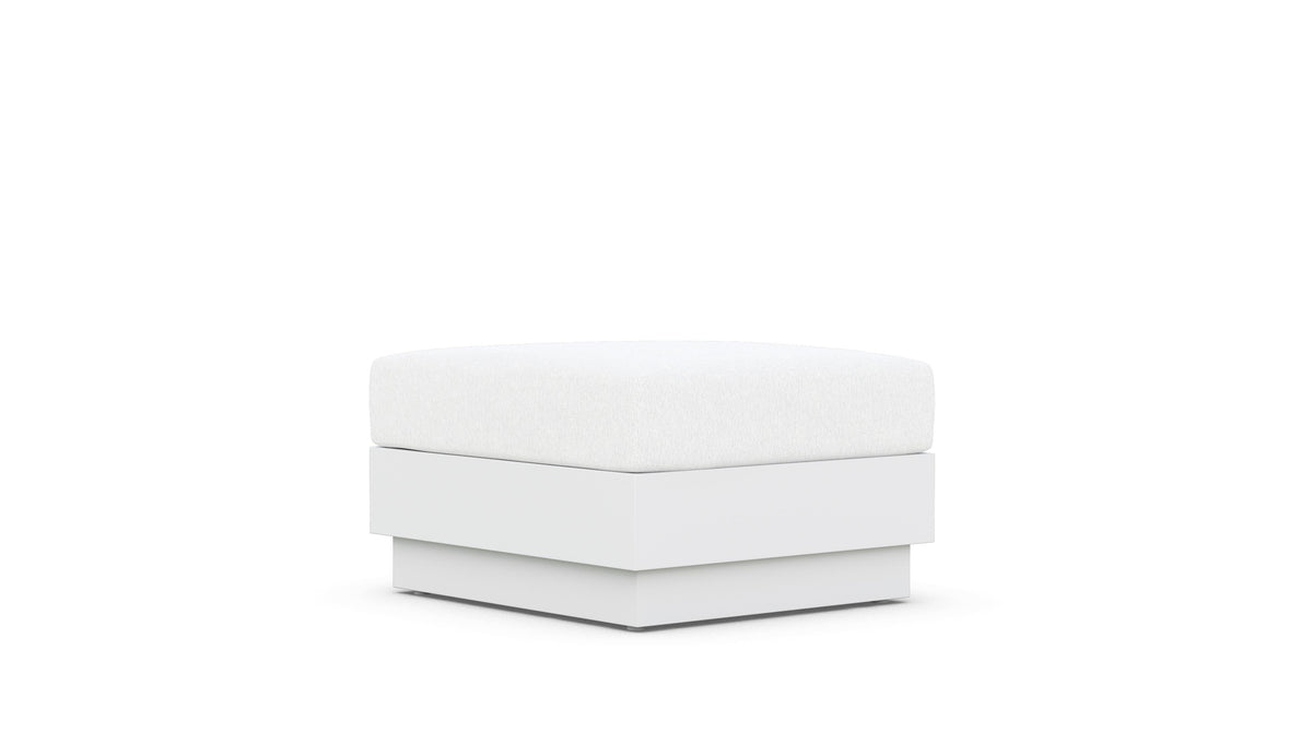 Azzurro Living Porto Ottoman - White