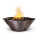 The Outdoor Plus 31" Remi Hammered Copper Fire Bowl, Liquid Propane, Low Voltage Electronic Ignition, Remi, Metal, Outdoor