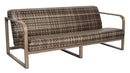 Woodard Reunion Sofa, Sofas and Loveseats, Wicker, Rectangular, Frame, Outdoor