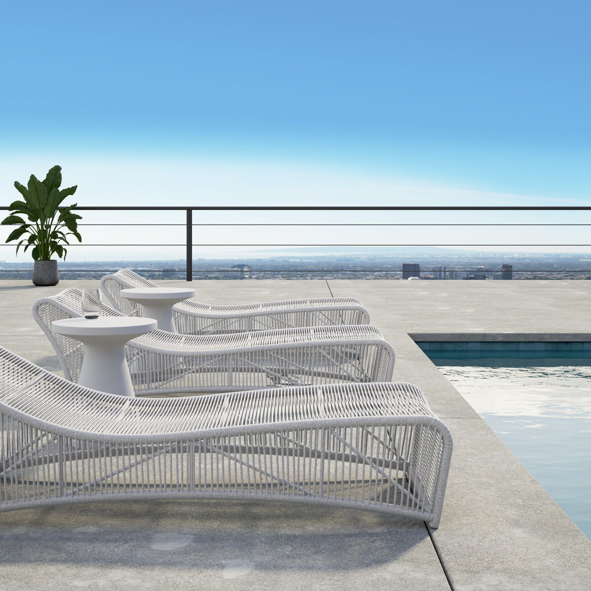 Sunset West Miami Cushionless Chaise