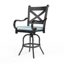 Sunset West Monterey Aluminum Barstool with Cushion