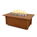 The Outdoor Plus Salinas Corten Steel Fire Table, Liquid Propane, 48", Match Lit with Flame Sense System, Salinas, Steel, Outdoor