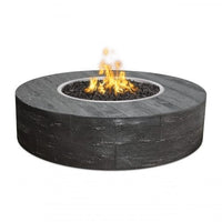 The Outdoor Plus Sequoia Wood Grain Fire Pit, Liquid Propane, 42", Ebony, Sequoia, Wood, Outdoor