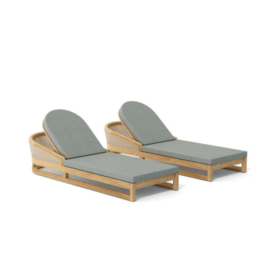 Anderson Teak 2-pc Catania Sun Lounger