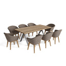 Anderson Teak 9-pc Alura Padua Dining Table Set