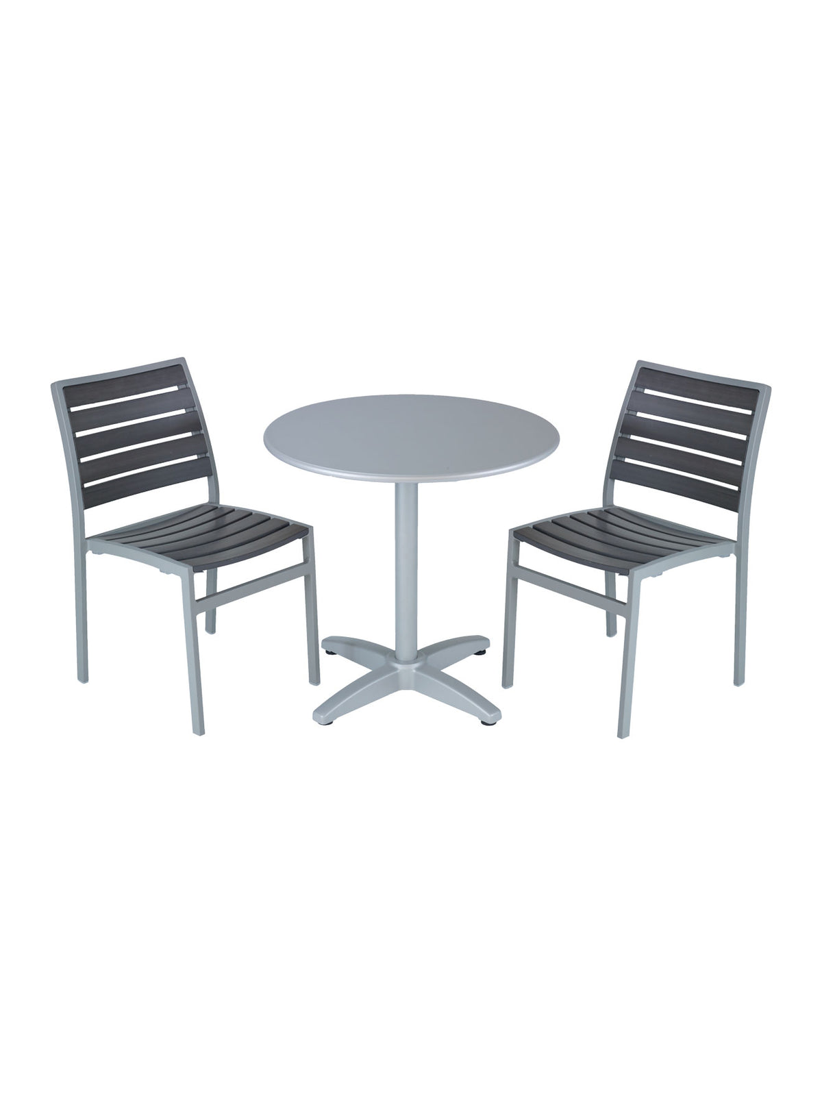 Florida Seating Powder Coating Aluminum Side Chair with Textile Back and Seat - AL-5700S