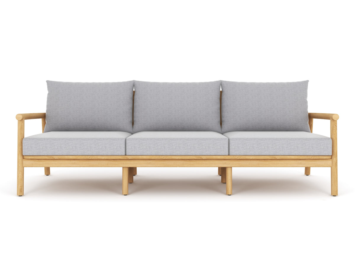 Royal Teak Seville Sofa / 3-Seater Sofa with Cushions