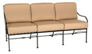Woodard Sheffield Sofa, Aged Teak, No Cushion, Grade A Fabric, Garden Chairs, Sofa, Sheffield, Iron, Sofas, Rectangular, Outdoor