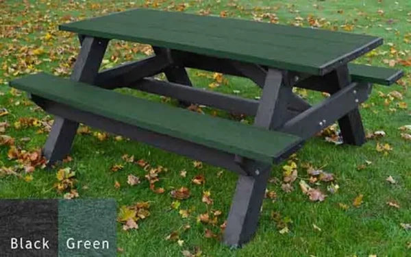 Polly Products Standard Picnic Table ADA Compliant 2 ends (HP)