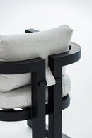 Sunset West Malibu Club Chair in Cast Silver - No Welt