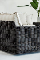 Sunset West Cabo Oversized Club Chair in Soothe Pearl with Flange Welt