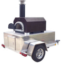 Chicago Brick Oven Tailgater Wood Fired Pizza Oven Trailer - 38" X 28" Cooking Surface