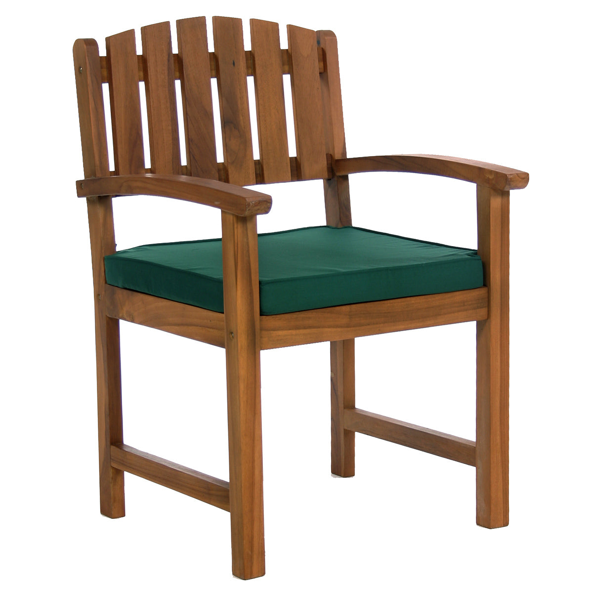 All Things Cedar 7-Piece Rectangle Dining Chair Set & Blue/Green/Red/White Cushion