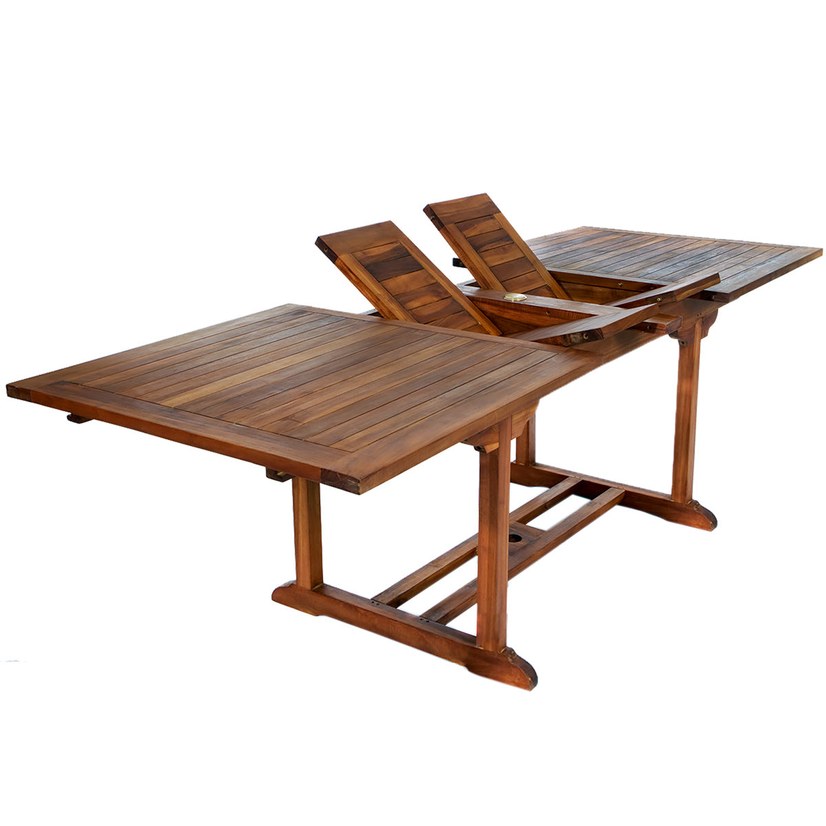 All Things Cedar 7-Piece Rectangle Stacking Chair Set
