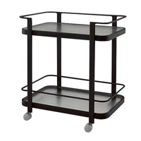 Woodard Et Cetera Aluminum Occasional Tea Cart, Default Title, Et Cetera, Aluminum, Carts, Stands & TablesOutdoor
