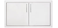 TrueFlame 30" Double Access Door, Default Title, Stainless Steel, 