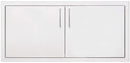 TrueFlame 36" 2-Drawer Dry Storage Pantry And Enclosed Cabinet Combo, Default Title, Stainless Steel, 