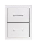 TrueFlame 17" Double Drawer, Default Title, Stainless Steel, 