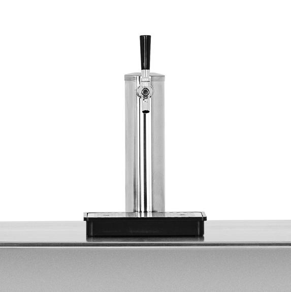 TrueFlame Single Keg Tap for Kegerator, Default Title, Stainless Steel, 