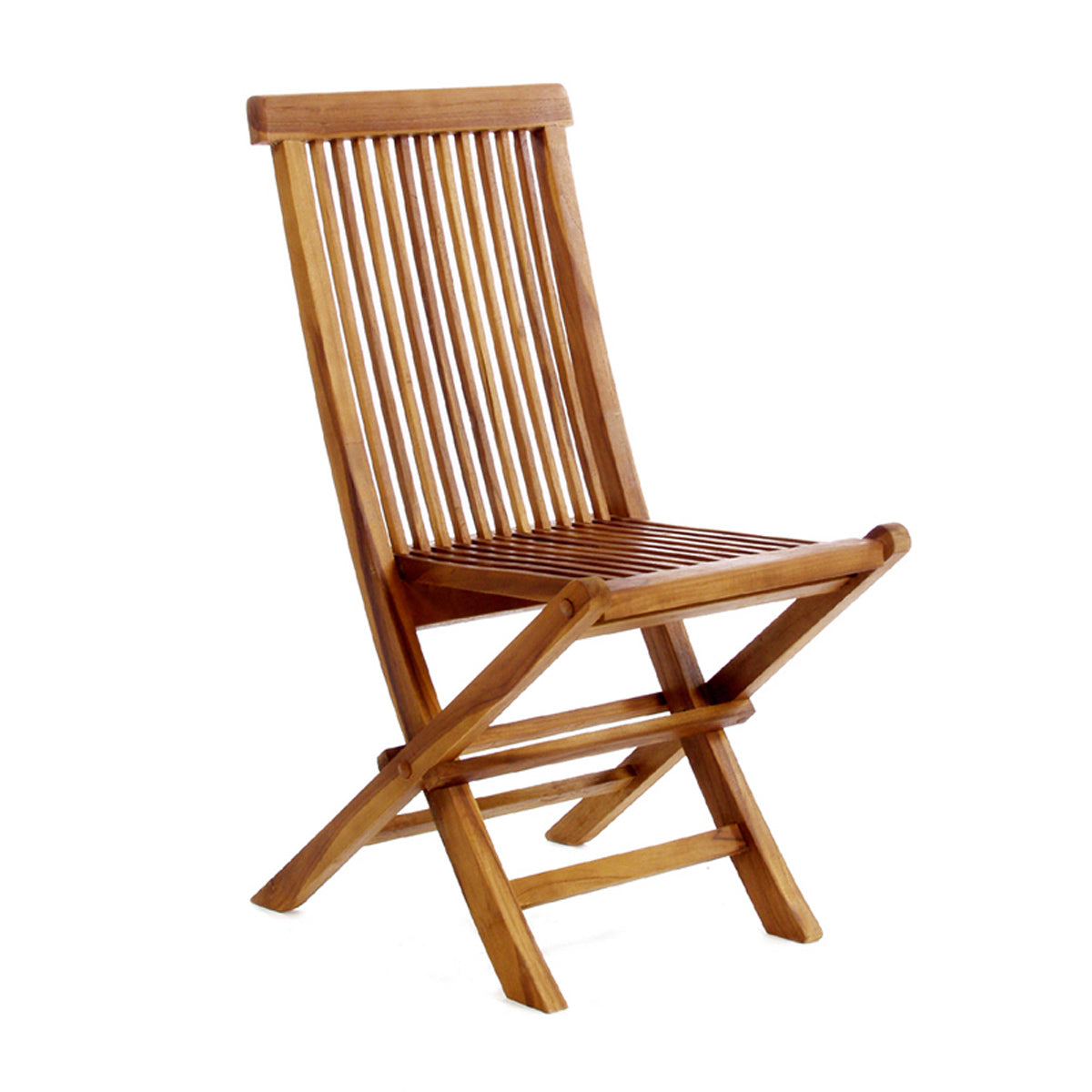 All Things Cedar 7-Piece Oval Folding Chair Set