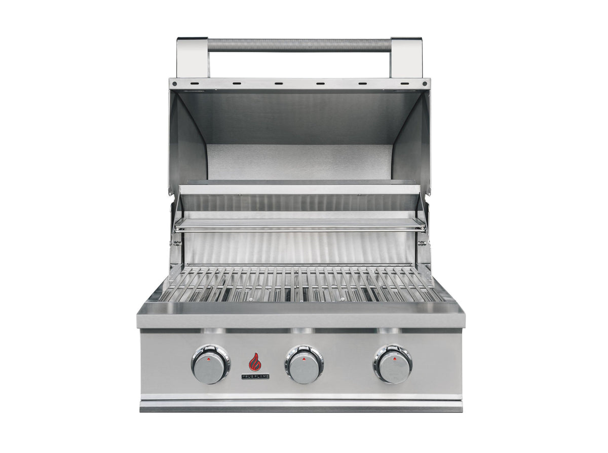 TrueFlame E Series 32" 4 Burner Gas Grill - Liquid Propane/Natural Gas, Liquid Propane, Gas Grills, Stainless Steel, 