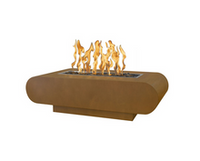 The Outdoor Plus La Jolla Fire Pit - Corten Steel, Liquid Propane, 48", Match Lit with Flame Sense System, La Jolla, Steel, Outdoor