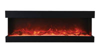 Amantii 50" 3 Sided Glass Electric Fireplace Built-in Only