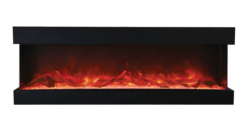 Amantii 50" 3 Sided Glass Electric Fireplace Built-in Only