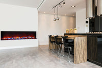 Amantii 50" 3 Sided Glass Electric Fireplace Built-in Only