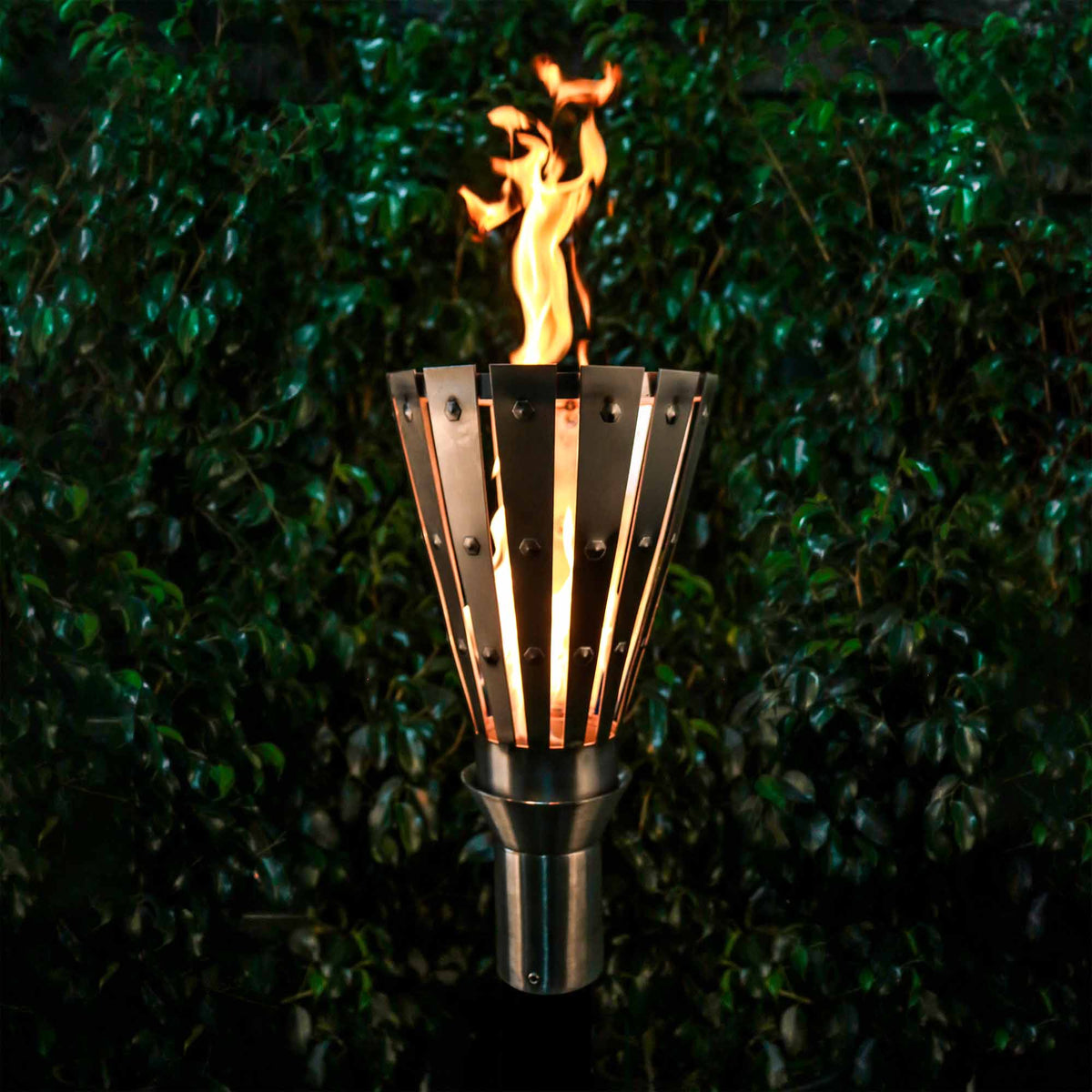 The Outdoor Plus Trojan Torch - Stainless Steel, Original TOP Torch Base, Liquid Propane, Trojan, Stainless Steel, Outdoor