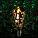The Outdoor Plus Roman Torch - Stainless Steel, Original TOP Torch Base, Liquid Propane, Roman, Stainless Steel, Outdoor