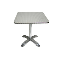 H&D Seating 27.5in Square Aluminum Patio Table