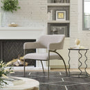 Norrebro Accent Chair Beige Frost, Accent Chairs, Plywood, Polyester, Steel, Square, 4 Legs, Indoor