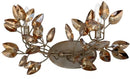 ZEEV Lighting Misthaven Wall Sconce, Silver Leaf with Clear Crystal, Pendant Lighting, Indoor