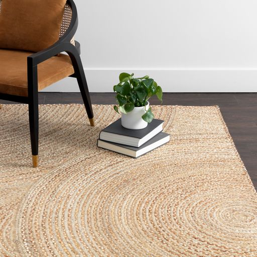 Sunpan Prescott Hand- Braided Rug - Warm Natural 6' X 9' / 8' X 10' / 9' X 12' / 10' X 14'