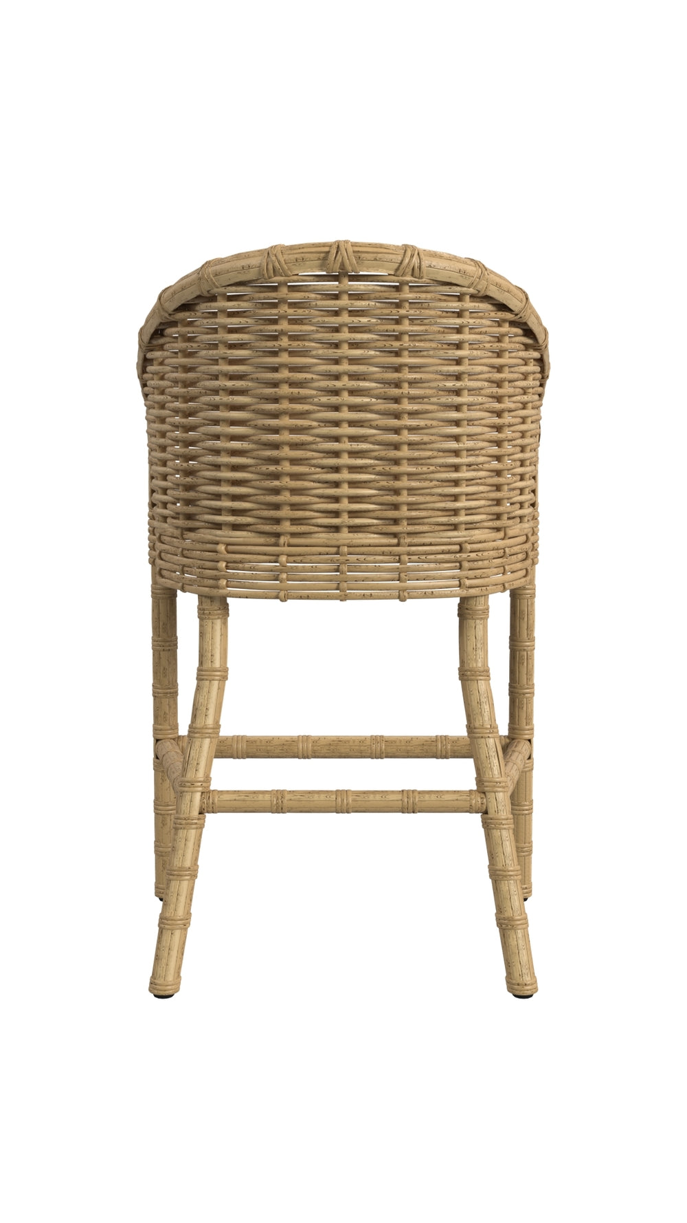 Sunset West Playa Barstool in Soothe Pearl with Flange Welt