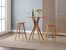 Greenington Mimosa Bar Height Stool, Caramelized - Set of Two